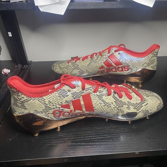 Adidas Adizero 5-Star 6.0 Texas Football Cleats BY3153 Mens Size 15 Snakeskin - Picture 8 of 11
